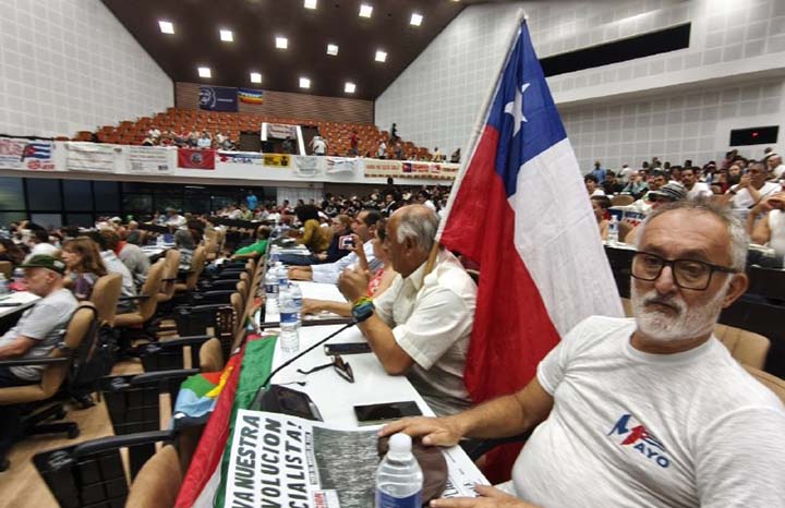 Díaz-Canel asiste a Encuentro Internacional de Solidaridad con Cuba en saludo al Primero de Mayo Díaz-Canel asiste a Encuentro Internacional de Solidaridad con Cuba en saludo al Primero de Mayo