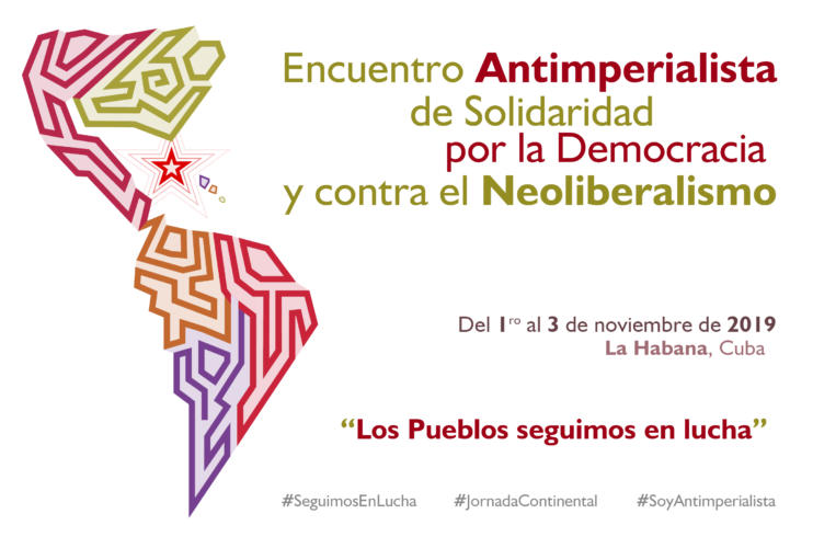Encuentro de solidaridad con Cuba en momentos de rebeldía regional