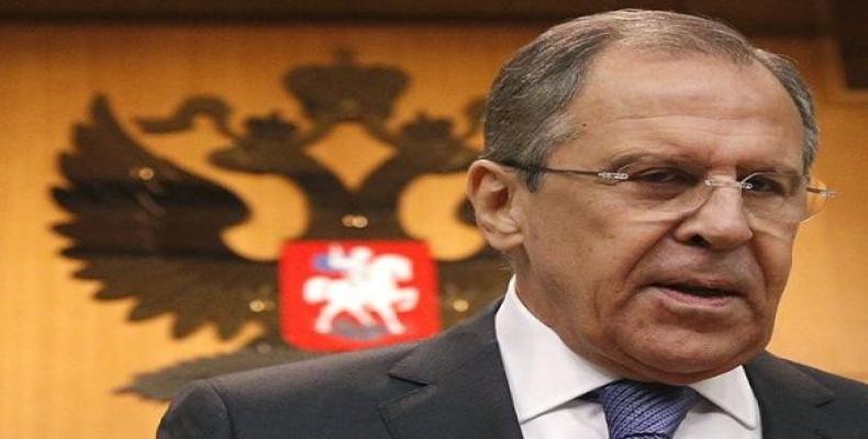 ministro de Asuntos Exteriores Serguei Lavrov