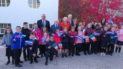 Presidente de Irlanda recibe a su homólogo de Cuba, Díaz-Canel Presidente de Irlanda recibe a su homólogo de Cuba, Díaz-Canel