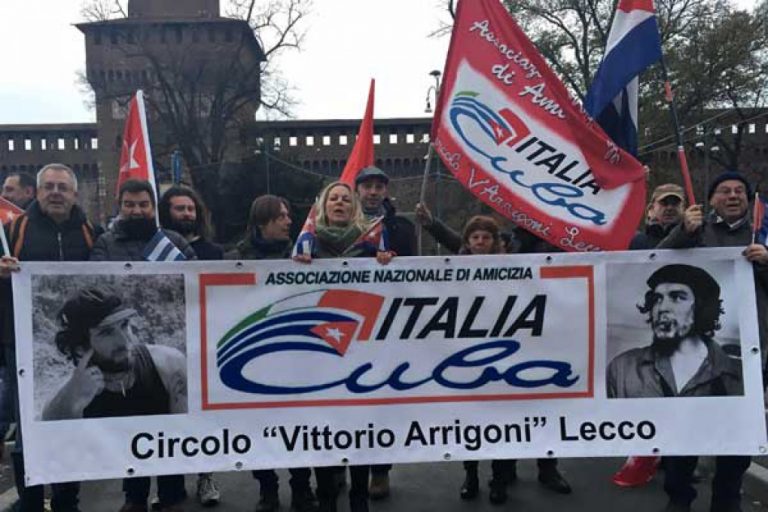 Manifestaciones de la Asociación de Solidaridad Cuba-Italia (Anaic).