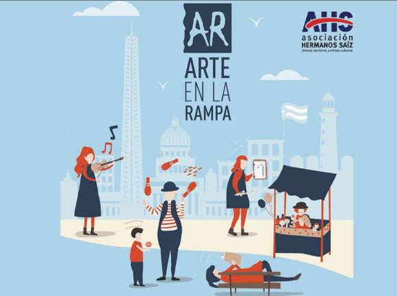 Banner alegórico a Arte en la Rampa