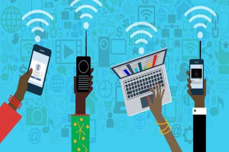 Imagen alegórica a la informatización de la sociedad.