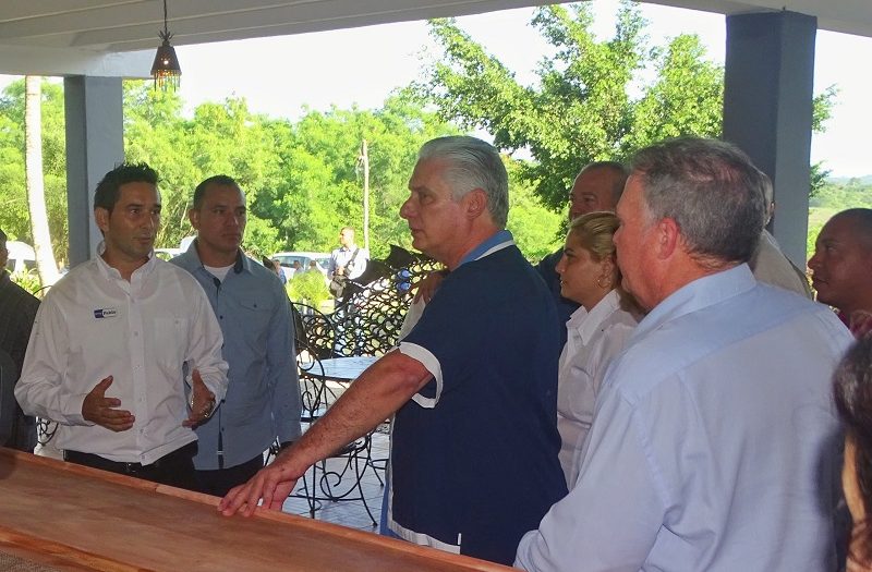 Sancti Spíritus en 26: Díaz-Canel recorre obras de interés económico y social Sancti Spíritus en 26: Díaz-Canel recorre obras de interés económico y social