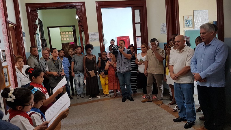 Visitó el Hospital Ginecobstétrico Ramón González Coro