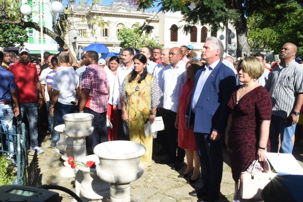 Homenaje a Marta Abreu, la Benefactora de Santa Clara. (Foto: Carlos Rodríguez Torres)