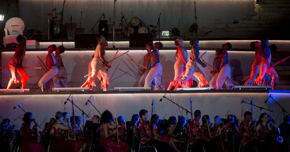 Diversas manifestaciones culturales en la gala por los 500 años de La Habana. Foto: Ismael Francisco/ Cubadebate.