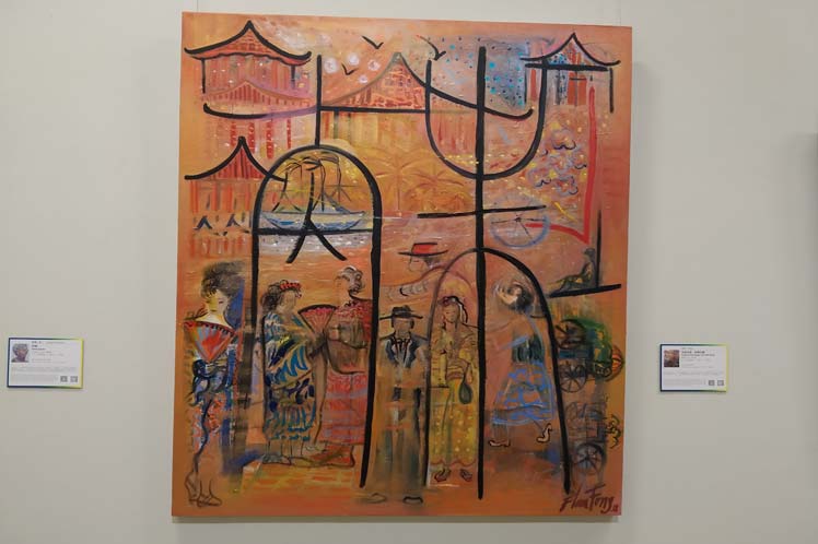 Obras de la Bienal de Arte en Beijing