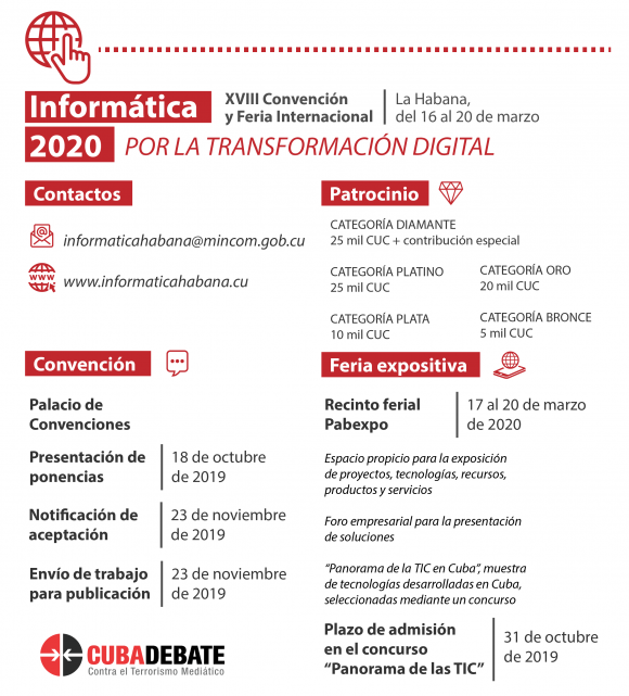 XVIII edición de la Convención y Feria Internacional Informática 2020 XVIII edición de la Convención y Feria Internacional Informática 2020