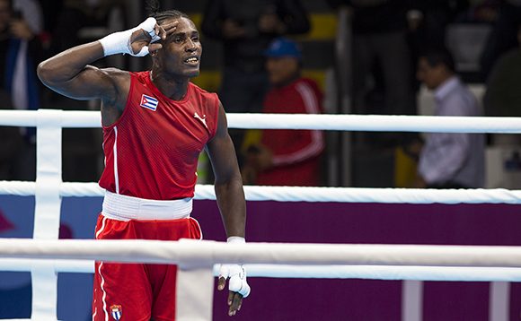 Tercera corona de Julio César en Juegos Panamericanos. Foto: Irene Pérez/ Cubadebate.