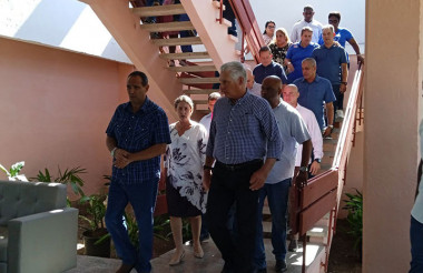 Visitó Díaz-Canel sitios de valor histórico y social en La Habana 