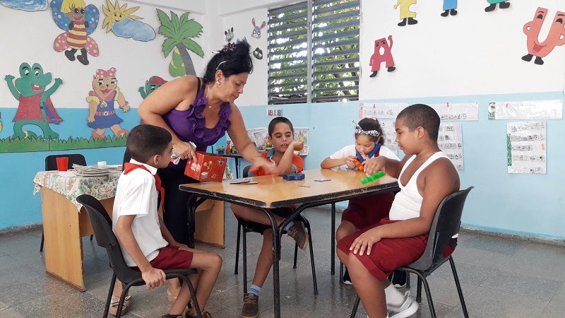 una de las aulas escuela especial galarraga