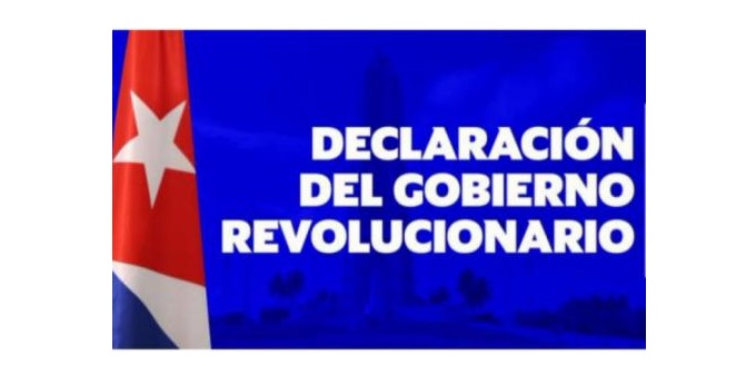 Declaración del Gobierno Revolucionario